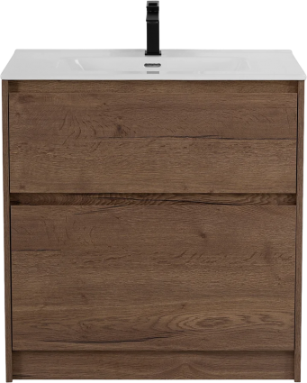 Тумба с раковиной BelBagno Kraft 39 80 напольная, rovere tabacco