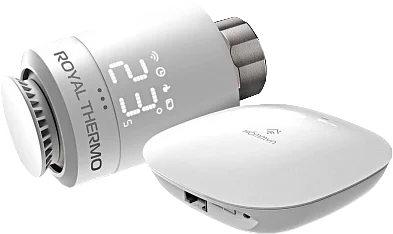Термостат Royal Thermo Smart Heat RTSMARTHW M30х1,5 с управлением по wi-fi, белый