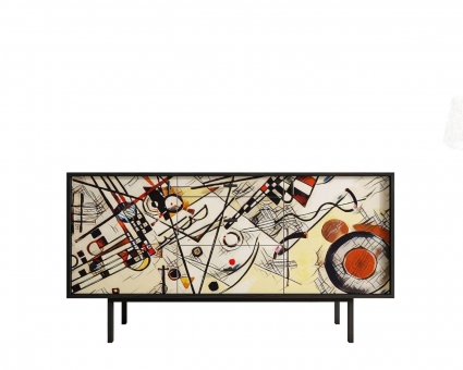 Комод Этажерка Emerson с принтом Kandinsky
