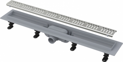 Душевой лоток AlcaPlast APZ10-Simple 650 с решеткой и опорами