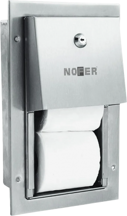 Диспенсер туалетной бумаги Nofer Inox 05202.S нержавеющая сталь