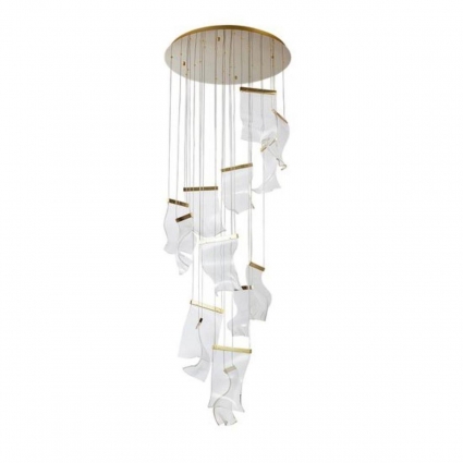 Подвесная светодиодная люстра Arte Lamp Grappolo A2283SP-14GO