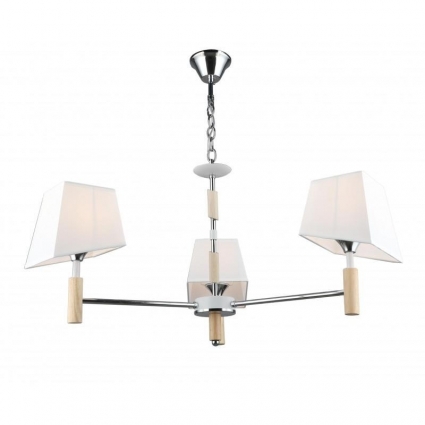 Подвесная люстра IMEX MD.4221-3-P-CH+WH