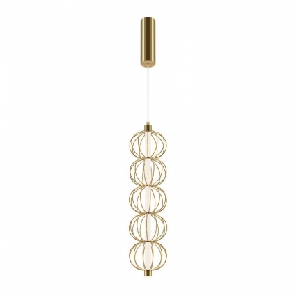 Подвесной светодиодный светильник Maytoni Golden Cage MOD216PL-L10G3K