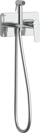Гигиенический душ Teska Alia BTK6600 со смесителем, С ВНУТРЕННЕЙ ЧАСТЬЮ, хром