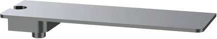 Шланговое подключение Iddis Slide SLIAC00i62 с держателем и полкой, хром