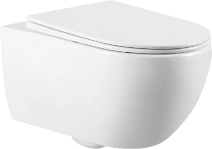 Унитаз подвесной Art&Max Siena AM221CHR/SC с микролифтом, белый