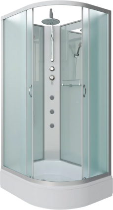 Душевая кабина Niagara Classic NG-33294-14LBKTG 120х90 см, без крыши, с гидромассажем и тропическим душем