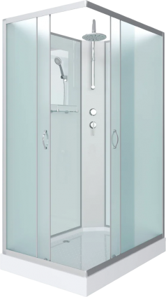 Душевая кабина Niagara Classic NG-43975-14QBKT 90х70 см, без крыши, с тропическим душем