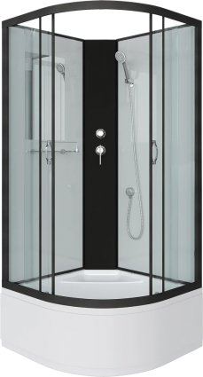 Душевая кабина Niagara Classic NG-6707-14BK 80x80 см, без крыши