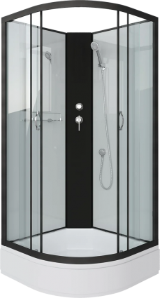 Душевая кабина Niagara Classic NG-6703-14BK 80x80 см, без крыши