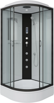 Душевая кабина Niagara Classic NG-6702-14F 100x100 см, с гидромассажем, подсветкой и FM-радио