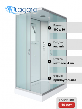 Душевая кабина Niagara Classic NG-43085-14Q 100х80 см