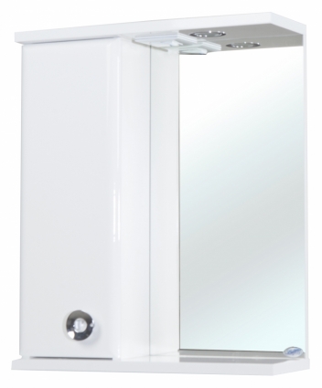 Зеркало-шкаф Bellezza Неаполь 50 L белый