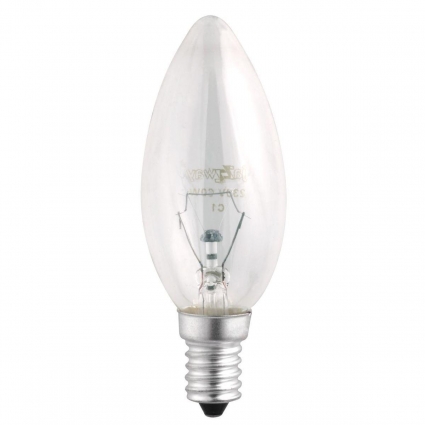 Лампа накаливания Jazzway E14 60W 2700K прозрачная 3320553