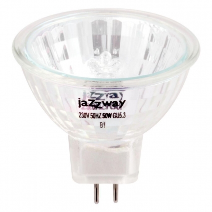 Лампа галогенная Jazzway GU5.3 50W прозрачная 3322632