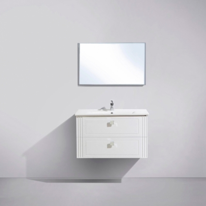 Мебель для ванной BelBagno Atria 83 bianco lucido 2 ящика