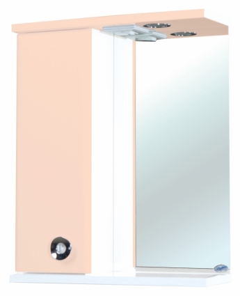 Зеркало-шкаф Bellezza Неаполь 50 L бежевый