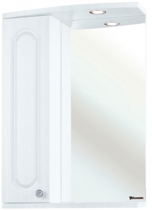 Зеркало-шкаф Bellezza Камелия 55 L белый