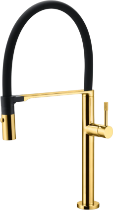 Смеситель для кухни Boheme Uno 114-G gold