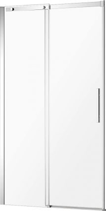 Душевая дверь в нишу AQUAme AQM4803-10 100 см, профиль хром, стекло прозрачное