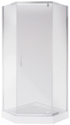 Душевой уголок Niagara Eco NG-009-14D 90х90 см, стекло прозрачное
