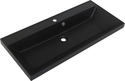 Мебельная раковина BelBagno BB800/450-LV-ART-AST-NERO черная матовая