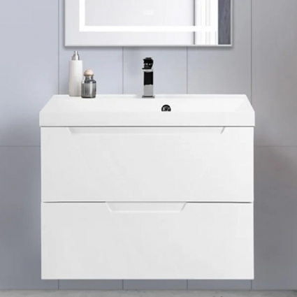 Тумба для комплекта BelBagno Vittoria 80 подвесная, bianco lucido