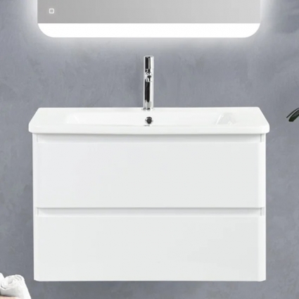 Тумба для комплекта BelBagno Albano-Cer 80 подвесная, bianco lucido