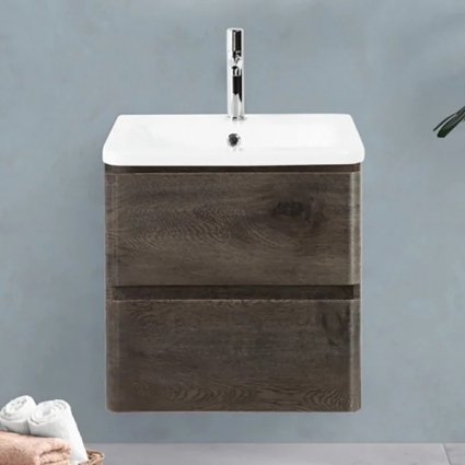 Тумба для комплекта BelBagno Albano 60 подвесная, robere nature grigio