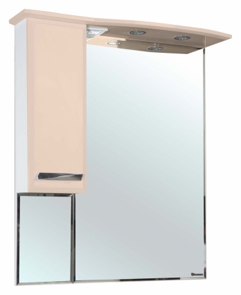 Зеркало-шкаф Bellezza Балтика 90 L бежевый