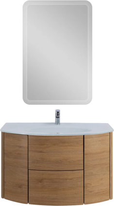 Мебель для ванной Cezares Eden 91 rovere tabacco, раковина 82399
