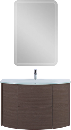 Мебель для ванной Cezares Eden 91 rovere scuro soft, раковина 82399