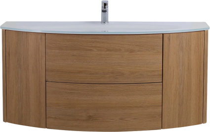 Тумба с раковиной Cezares Eden 120 rovere tabacco, раковина 82368