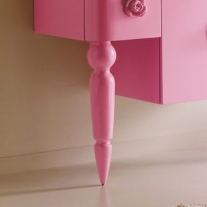 Ножка для мебели Eurolegno Amarcord rosa lucido