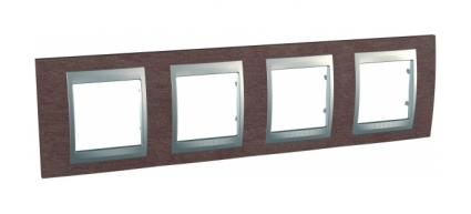 Рамка 4-постовая Schneider Electric Unica Top MGU66.008.0M4