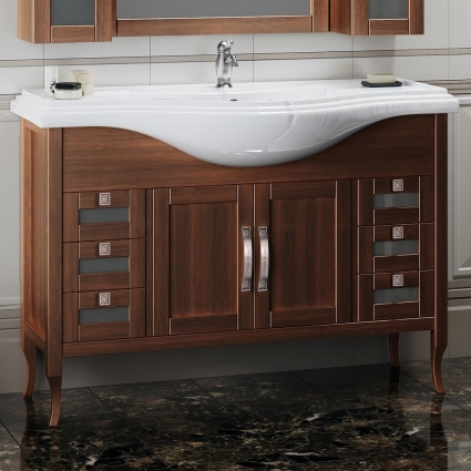 Тумба для комплекта Opadiris Мираж 120 светлый орех
