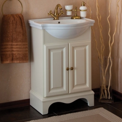 Тумба для комплекта La Beaute Classic Michel 60 слоновая кость матовый, фурнитура бронза