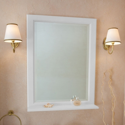 Зеркало La Beaute Classic Michel 76 белый матовый