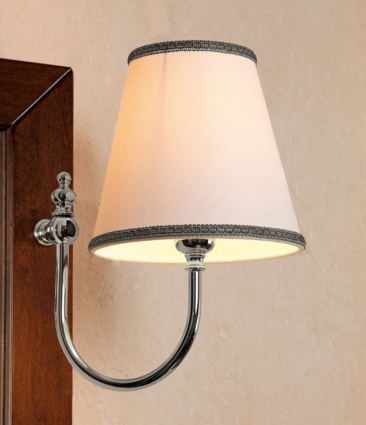 Светильник La Beaute Classic LU05B.CRS для зеркала, хром, абажур белый