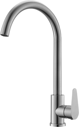 Смеситель для раковины OliveS Steel ST1007 нержавеющая сталь