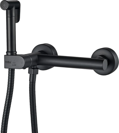 Гигиенический душ Haiba HB5514-7, со смесителем, черный