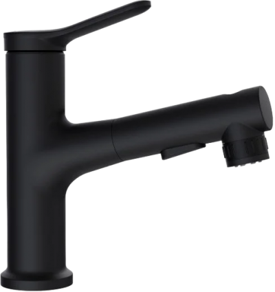 Смеситель для раковины BelBagno BB-LVMD-NERO-W0 для парикмахерской