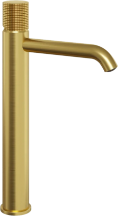 Смеситель для раковины Paini Cox Grip 7GPJ205OLL брашированное золото