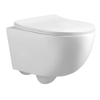 Унитаз подвесной CeruttiSpa Ortler PP CT9739 безободковый, с микролифтом