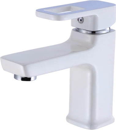 Смеситель для раковины D-lin D110366-C белый