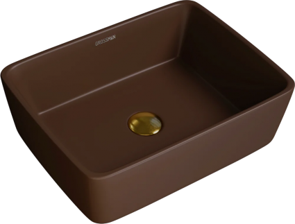 Раковина Grossman Color GR-3016 коричневая матовая