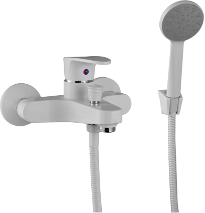 Смеситель для ванны с душем Plstart PL3205-8 белый