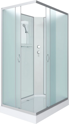 Душевая кабина Niagara Classic NG-43295-14QBK, 120х90 см, без крыши