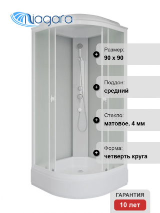 Душевая кабина Niagara Promo P90/26/MT 90x90 см